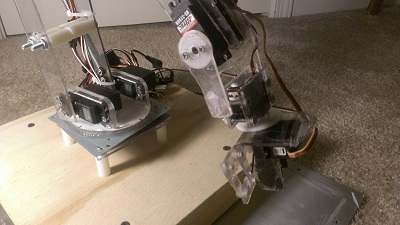 Michael's Science Olympiad robot arm